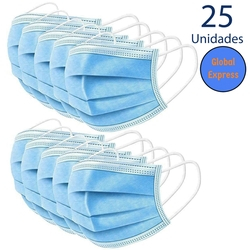 Máscara de Proteção Facial com 3 Camadas Com Clip Nasal Contendo 25 Unidades é boa?