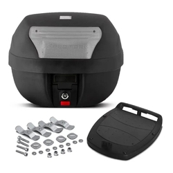 Bau Bauleto Para Moto 28 Litros Com Base Preto Pro Tork é boa?