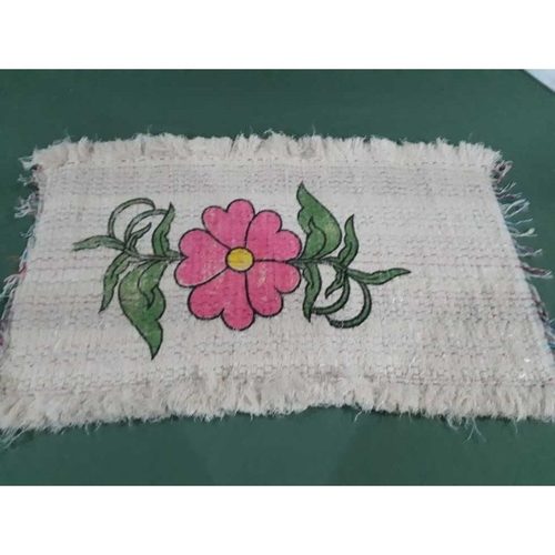 Tapete de algodão cru pintado Clearance