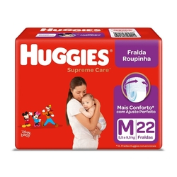 Fralda Huggies Turma Da Monica Supreme Care Roupinha Jumbo M - 22 Unidades é boa?
