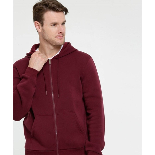 maroon zipper moletom com capuz