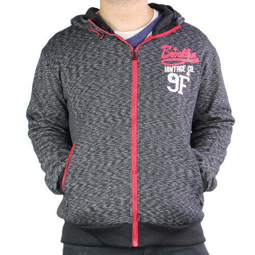 Blusa de frio masculina com capuz e ziper Clearance