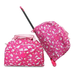 Jogo Conjunto Flamingo Bolsa Viagem Feminina é boa?