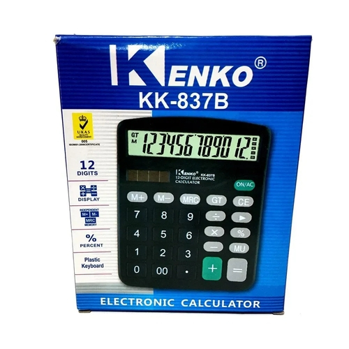 Calculadora Eletrônica Kenko Kk-837b No Shoptime