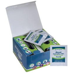 Lenço Higienizador de Bolso Clean Alcool Isopropílico 70% Sache 1,8ml Cx C/50 Implastec é boa?