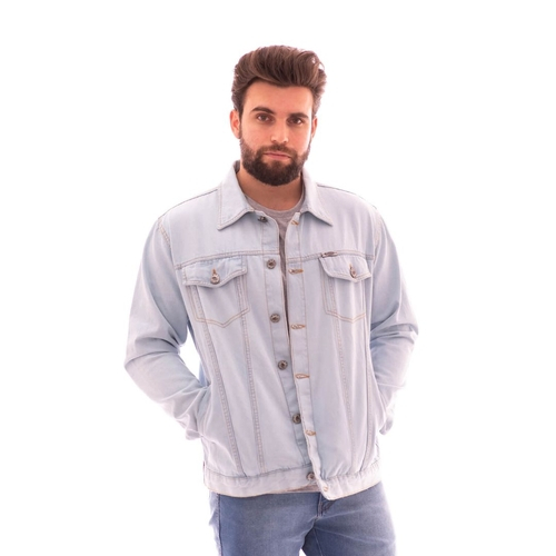 jaqueta jeans masculina taco