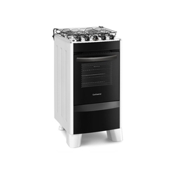 Fogão de Piso Continental 4 Bocas FC4CB Branco Automático com Mesa Compartimentada - Bivolt