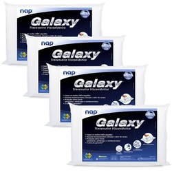 Travesseiro Viscoelástico Nasa Nap Galaxy - Hipoalergênico - Kit 4 Peças é boa?