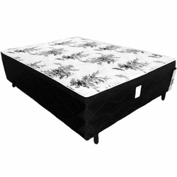 Cama Box Conjugado Casal Espuma e Estrutura Ortopédica 138x188x43 é boa?
