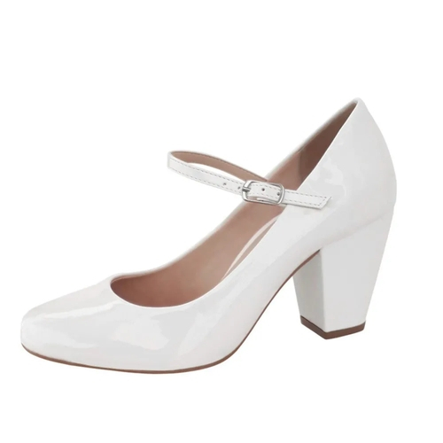 sapato branco boneca