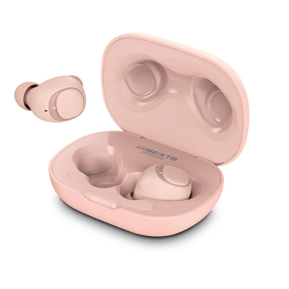Fone de Ouvido Philco Air Beats Pfi96esrg Bluetooth IPX6 até 24h de duração - Rose