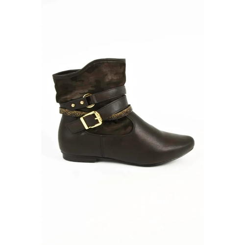 bota coturno mooncity marrom