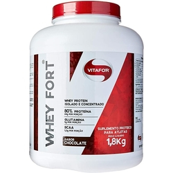 WHEY FORT 1800g Chocolate Menor preço em WHEY FORT 1800g Chocolate