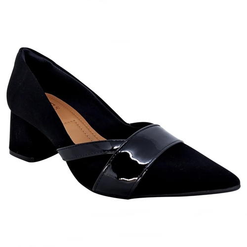 sapato social feminino preto verniz