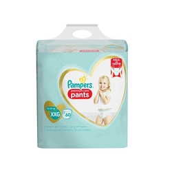 Fralda Calça Pampers XXG Premium Care Pants 60 é boa?