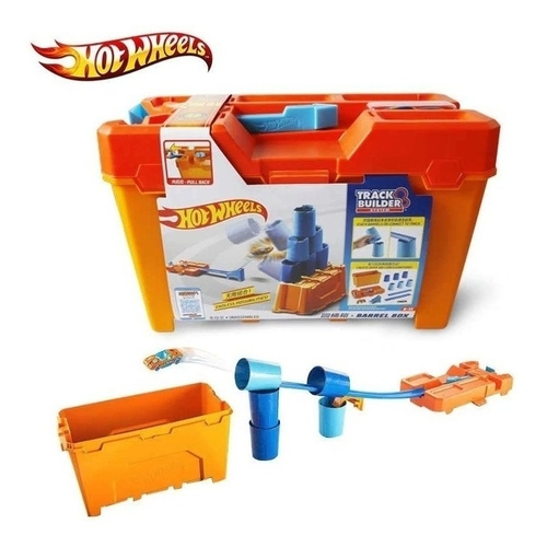 hot wheels track builder kit de looping azul flk89 mattel