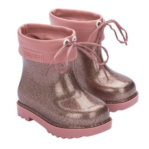mini melissa winter boot rosa