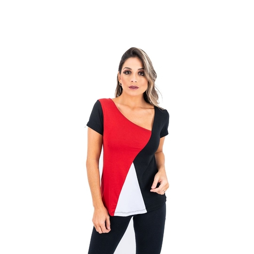 blusa feminina decotada
