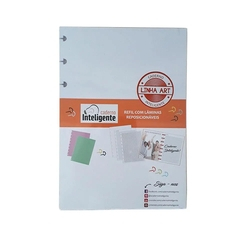 Refil Folha Sem pauta 120gr Caderno Inteligente A5 - CIRA2003 Menor preço em Refil Folha Sem pauta 120gr Caderno Inteligente A5 - CIRA2003