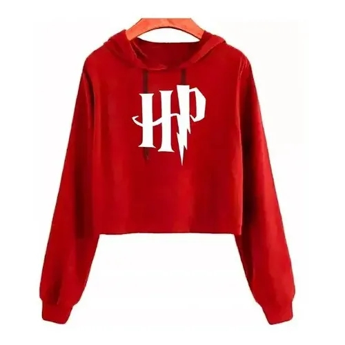 harry potter cropped moletom com capuz