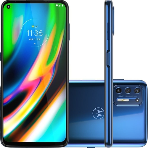 Smartphone Motorola Moto G9 Plus 128gb 4g Wi Fi Tela 68 Dual Chip 4gb Ram Câmera Quádrupla 8646