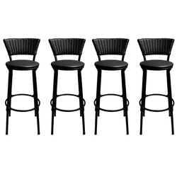 Kit com 4 Banquetas Junco Scarparo - Preto é boa?