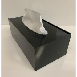 Caixa Porta Lenços De Papel Em Acrílico Cristal Preto é boa?
