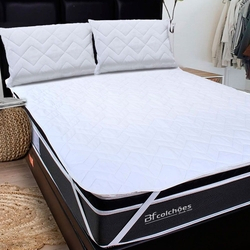 Protetor De Colchão + Capa De Travesseiro Queen 100% Impermeável Matelassado 140 Fios 100% Algodão 158x198x34cm - BF Colchões é boa?