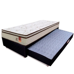 Cama Box Solteirão Colchão Molas Ensacadas Bicama Auxiliar De Espuma 97x203x55cm - BF Colchões é boa?