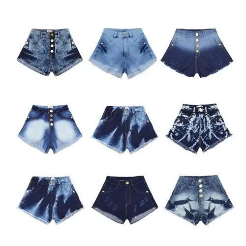 bermuda jeans curta feminina