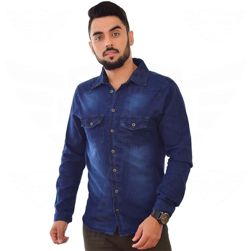 camisa jeans masculina ellus