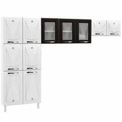 Conjunto Cozinha 3 Peças Telasul Star Branco com Preto é boa?
