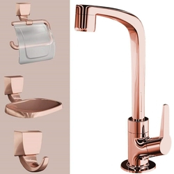 Kit Torneira Com Acessórios Flatt F71 Rose Gold Lorenzetti é boa?