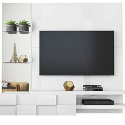 Painel Home Suspenso Dj Móveis Turim Para Tv 50 Polegadas é boa?