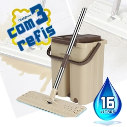 Balde Mop Limpador Multiuso Wash Dry Premium 14lt Tb-gl01 é boa?