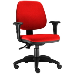 Cadeira Giratória Job L02 Executiva Ergonomica Escritório Suede Vermelho - Lyam Decor Menor preço em Cadeira Giratória Job L02 Executiva Ergonomica Escritório Suede Vermelho - Lyam Decor