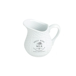 Leiteira De Porcelana Branca 520 Ml 12X12,5X6,5Sweet Home