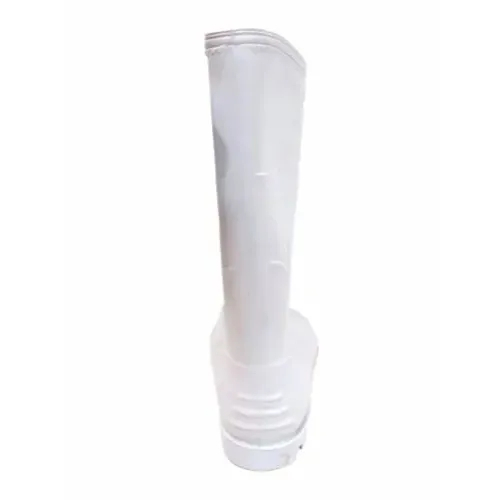 bota borracha branca cano longo