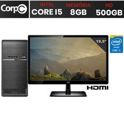 Computador Completo Intel Core I5 8gb Hd 500gb Monitor Led 19.5" Hdmi Corpc é boa?