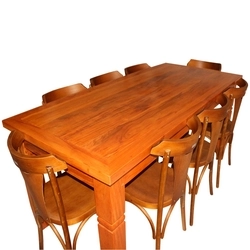 Mesa Rústica com 08 Cadeiras Churrasco e Jantar Madeira Maciça Peroba Rosa 2,00M– Madeira Pura Menor preço em Mesa Rústica com 08 Cadeiras Churrasco e Jantar Madeira Maciça Peroba Rosa 2,00M– Madeira Pura