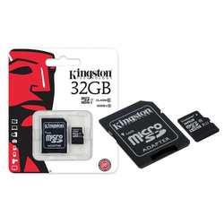 Cartão de Memória Kingston Micro SD 32GB Classe 10 UHS-I + 1 Adaptador SDC10G2/32GB é boa?
