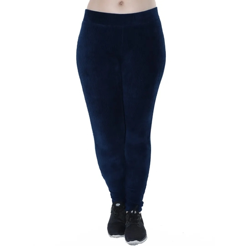 calça legging de veludo cotelê