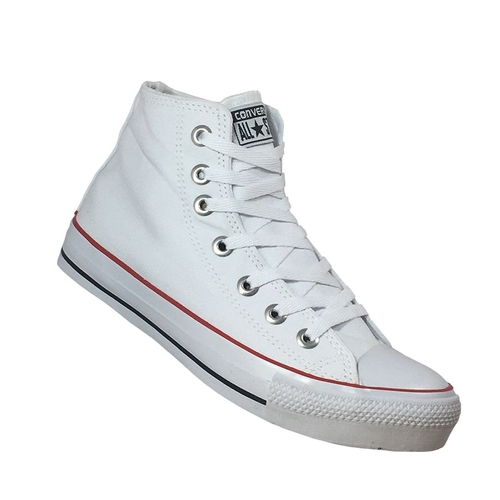 all star branco cano curto