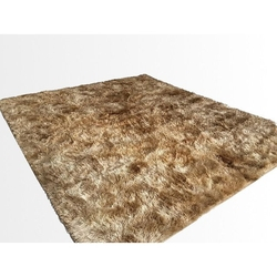 Tapete Saturs Shaggy Pelo Alto Mesclado Bege - 200 x 240 cm Tapete para Sala e Quarto é boa?