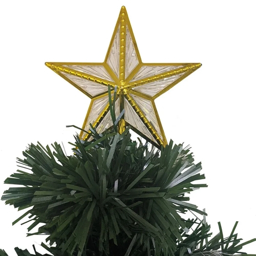Arvore de Natal Fibra Ótica 1 metro 50 cm Natalino Branco Quente Decoração com Estrela Led no Shoptime Arvore de Natal Fibra Ótica 1 metro 50 cm Natalino Branco Quente Decoração com Estrela Led no Shoptime