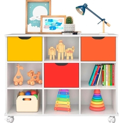 Nicho Organizador com 3 gavetas color e rodízios - Qmovi é ruim? Nicho Organizador com 3 gavetas color e rodízios - Qmovi é boa?