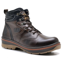 Bota Caterpillar Zip One em Couro - Original em Promoção na Americanas