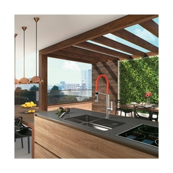 Misturador Monocomando De Mesa P/ Cozinha Vermelho Docol Doc Menor preço em Misturador Monocomando De Mesa P/ Cozinha Vermelho Docol Doc