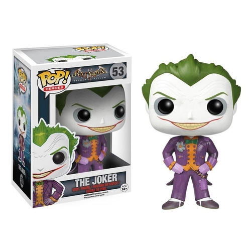 Coringa The Joker Batman Arkham Asylum Dc Universe Funko Pop Heroes No Shoptime