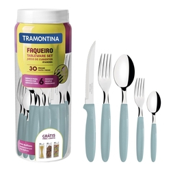 Faqueiro Tramontina 23398288 Ipanema Aço Inox 30 Peças Menta é boa?